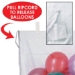 Plastic Balloon Bag w/Balloons 3' x 6' 8" (Packed of 1) - 55910-B