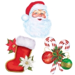 Plastic Christmas Cutouts