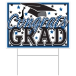 Plastic Congrats Grad Yard Sign