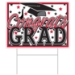 Plastic Congrats Grad Yard Sign