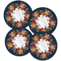 Plastic Fall Thanksgiving Placemats
