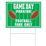 Plastic Game Day Parking Yard Sign