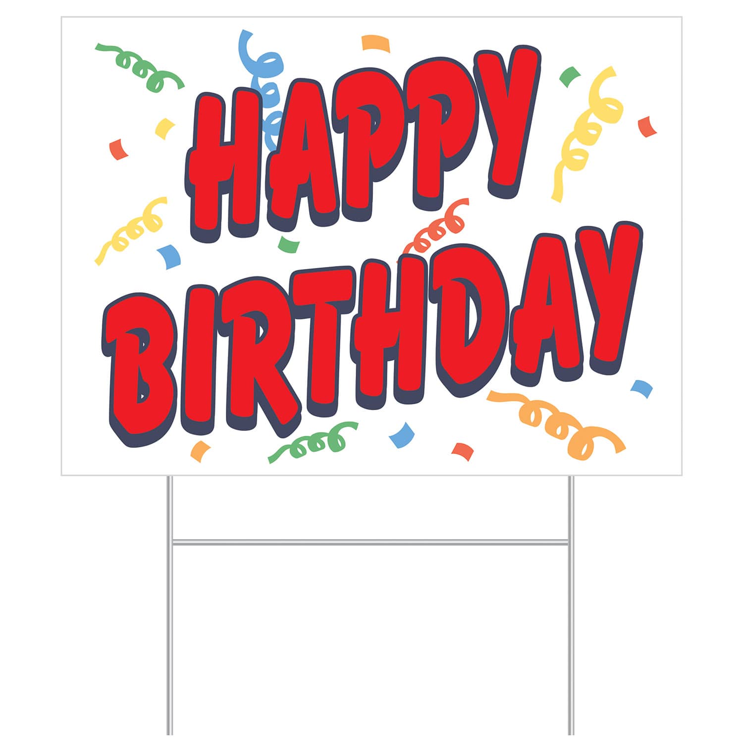 Celebrate with our Happy Birthday Yard Sign