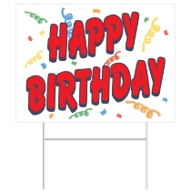 Celebrate with our Happy Birthday Yard Sign