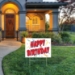 Plastic Happy Birthday Yard Sign (Pack of 6) - 53844