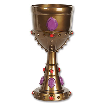 Plastic Jeweled Goblet for a Medieval Party decoration 