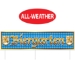 Plastic Jumbo Biergarten Yard Sign (Pack of 6) - 56038