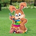 Jumbo Plastic Easter Bunny Yard Sign (Pack of 2)  - 40015