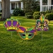 Plastic Mardi Gras Yard Signs (Pack of 18) - 56623