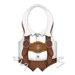 Plastic Oktoberfest Tie on Vest