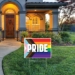 Plastic Pride Flag Yard Sign