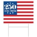 Plastic Semiquincentennial Yard Sign