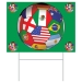 Plastic Soccer Yard Sign - International (Pack of 6) - 54477-INT