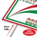 Plastic Soccer Yard Sign - Italy (Pack of 6) - 54477-ITA