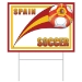 Plastic Soccer Yard Sign - Spain (Pack of 6) - 54477-ESP