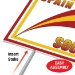 Plastic Soccer Yard Sign - Spain (Pack of 6) - 54477-ESP