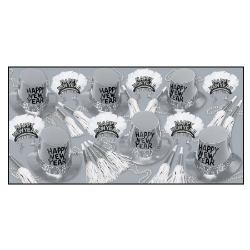 Platinum New Years Eve Party Kit for 25 People