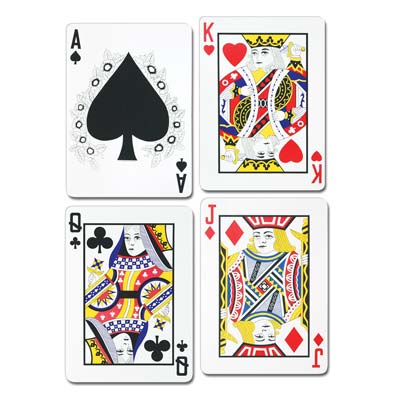 Card Stock Playing Card Cutouts 