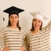Plush Graduate Cap (Pack of 12) - 50004-BK