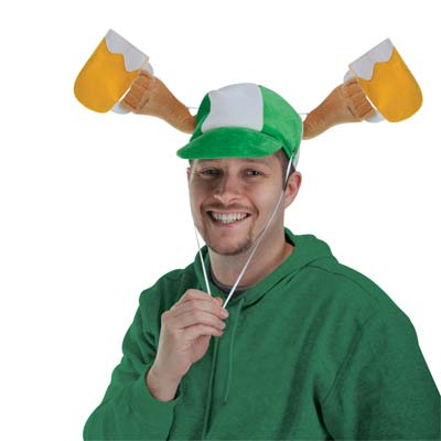 Plush St Patricks Day Mugs Cap