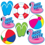 Pool Party Cutouts