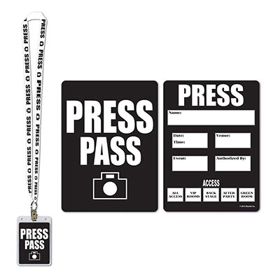 Press Party Pass Necklace