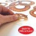 Pretzels Peel 'N Place (Pack of 12) - 54355