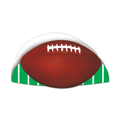 Printed Football Hat (Pack of 48) Printed Football Hat, big game, football, party favor, wholesale, inexpensive, bulk