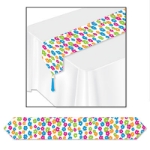 Multiple Color's Printed Hibiscus Table Runner for a Luau themed party
