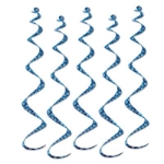 Printed Snowflake Twirly Whirlys (Pack of 36) Printed Snowflake Twirly Whirlys, decoration, winter, christmas, wholesale, inexpensive, bulk