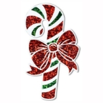 Prismatic Candy Cane Cutouts