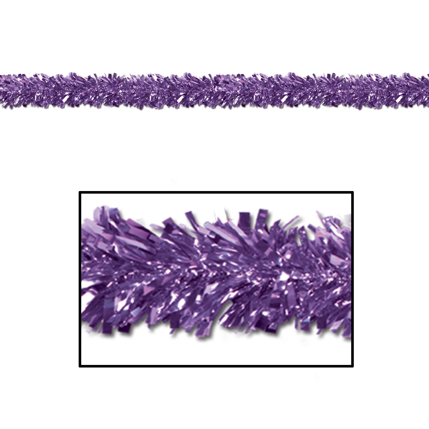 Purple 6-Ply Metallic Festooning Garland