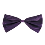 Purple Bow Tie (Pack of 12) purple bow tie, silk bow tie, elastic bow tie, one size fits most bow tie, costume accessories, party bow ties, purple party accessories, Party Express bow ties, pack of 12 bow ties