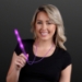 Purple Flashing LED Wands (Pack of 12) - PA10227-PR