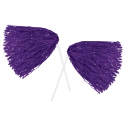 Purple Party Shaker on Stick 