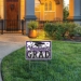 Purple Plastic Congrats Grad Yard Sign (Pack of 6)   - 53921-PL