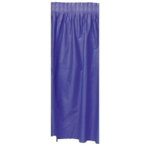 Purple Plastic Table Skirting (Pack of 6) purple table skirting, plastic table skirt, embossed vinyl table skirt, purple party decorations, banquet table skirting, Party Express table décor, purple event table cover, plastic table fringe
