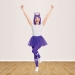 Purple Plastic Fringed Tiara (Pack of 12) - 66580-PL