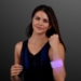 Purple Thick Glow Bracelets (Pack of 25) - PA11581-PR