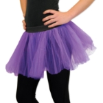Purple Tutu (Pack of 12) purple tutu, purple tutu pack of 12, tutu costume accessory, polyester tulle tutu, purple dance tutu, one size fits most tutu, black elastic waistband tutu, costume tutu, princess costume accessory, dance recital costume, Halloween tutu, fun run tutu, school spirit accessories, themed party costume, group costume accessories, bulk tutus, purple tulle skirt, birthday party accessories, event costume supplies, Party Express
