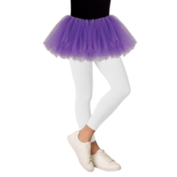 Purple Tutu (Pack of 6) purple tutu, purple tulle skirt, tutu pack of 6, 5-layer tutu, elastic waistband tutu, costume tutus, party tutus, group costume accessories, one size fits most tutu, Party Express tutus