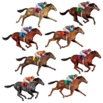 Race Horse Props printed on thin plastic material.