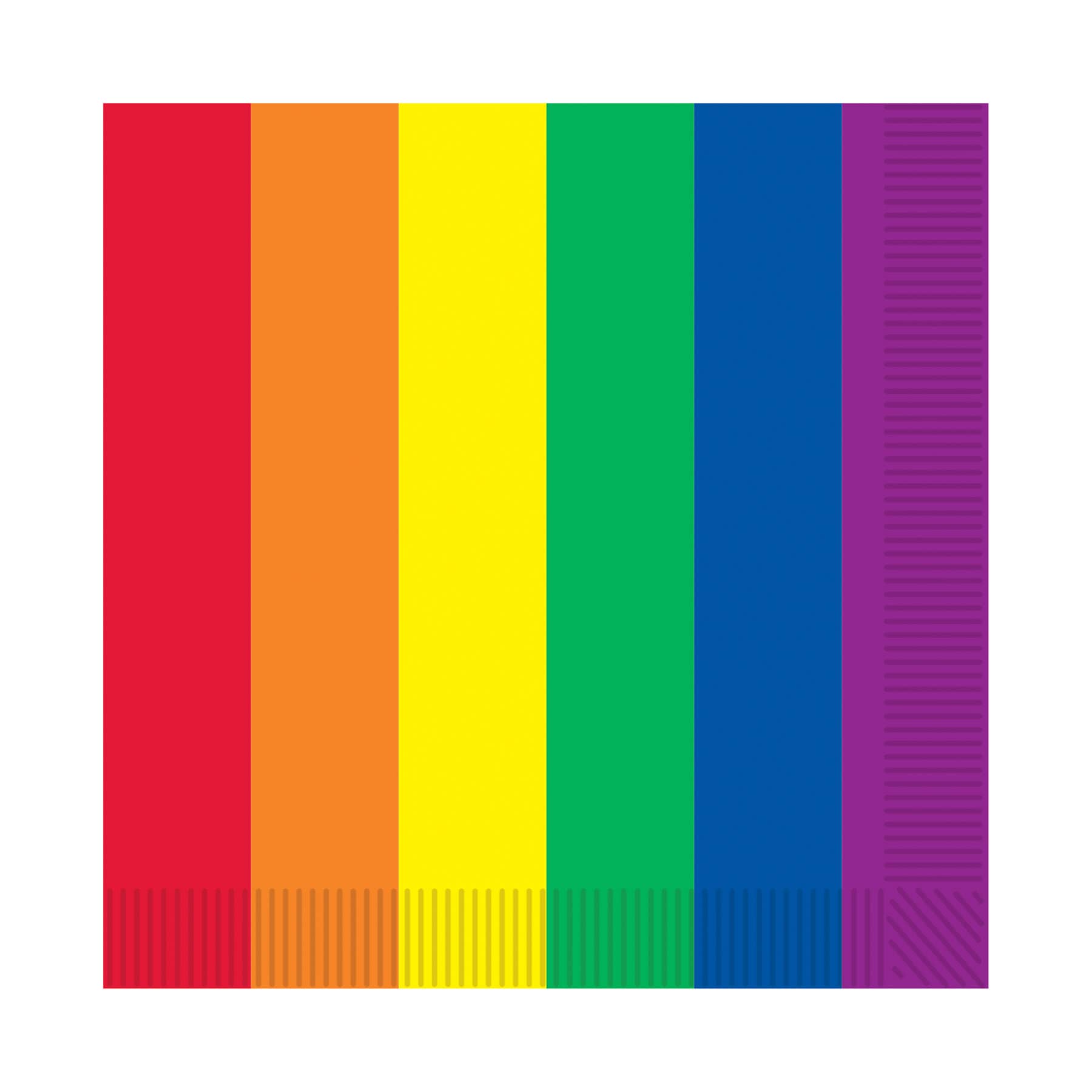 Rainbow Beverage Napkins
