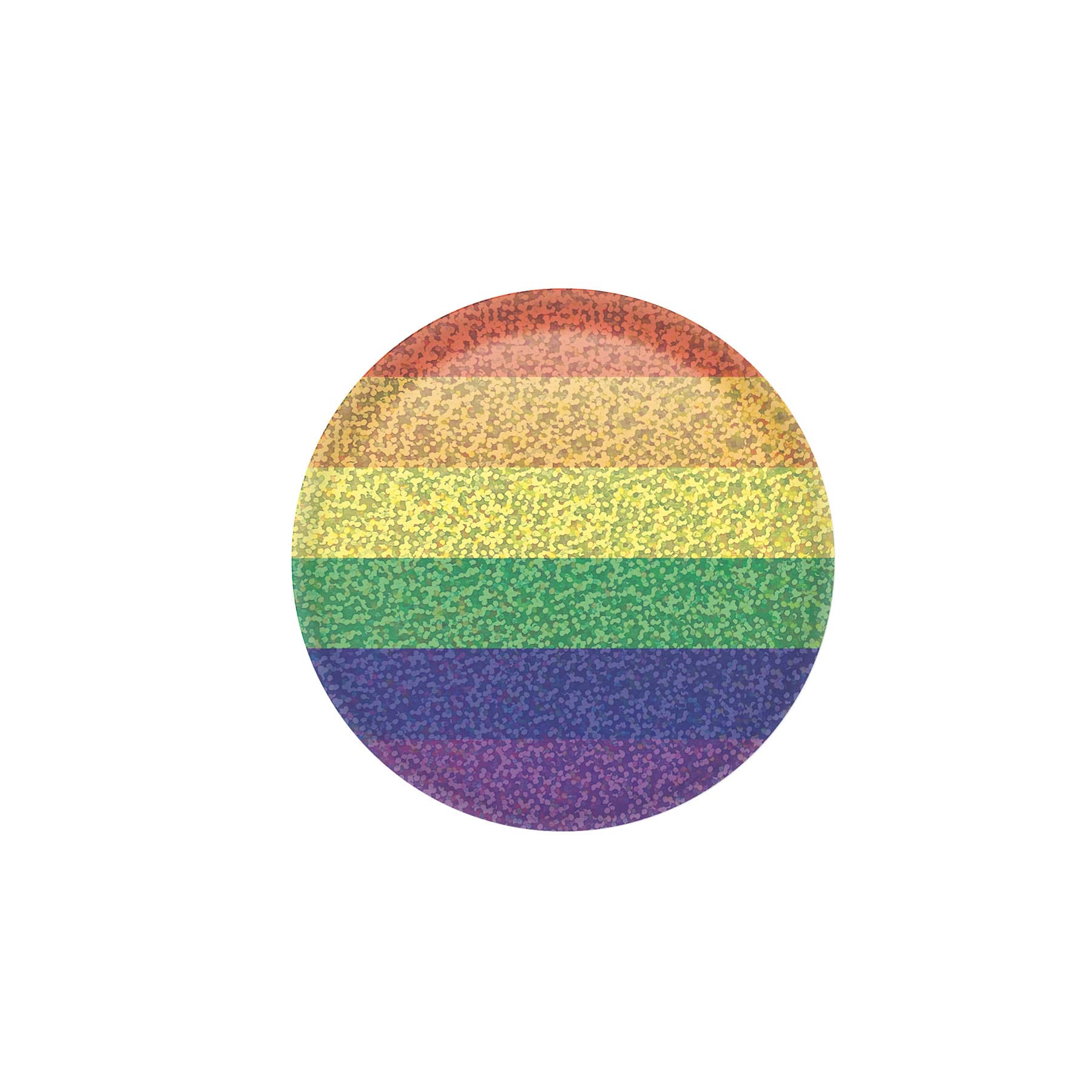 Sparkling Rainbow Button