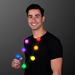 Rainbow LED Globe Necklaces (Pack of 12) - PA12275-RNBW