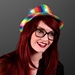 Rainbow Sequin Light Up Fedora Hats