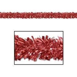 Red 6-Ply Metallic Festooning Garland