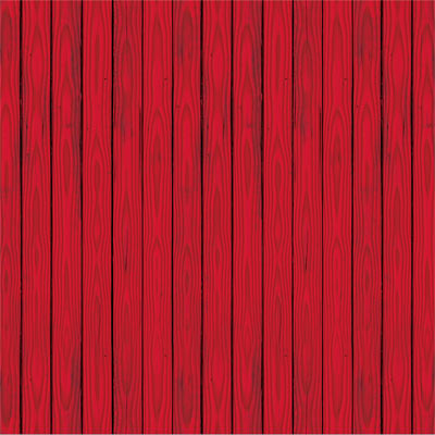 Red Barn Siding Backdrop printed on thin plastic material.