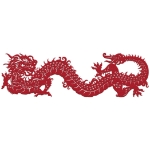 Red Felt Dragon Table Runner (Pack of 12) red felt dragon table runner, dragon table runner, Chinese New Year decorations, Lunar New Year party supplies, dragon party decorations, red table runner, cultural event decor, banquet table decorations, festive table runner, Asian themed party decor, dragon centerpiece decor, holiday party decorations, table runners pack of 12, Chinese festival decorations, Party Express