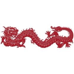 Red Felt Dragon Table Runner (Pack of 12) red felt dragon table runner, dragon table runner, Chinese New Year decorations, Lunar New Year party supplies, dragon party decorations, red table runner, cultural event decor, banquet table decorations, festive table runner, Asian themed party decor, dragon centerpiece decor, holiday party decorations, table runners pack of 12, Chinese festival decorations, Party Express
